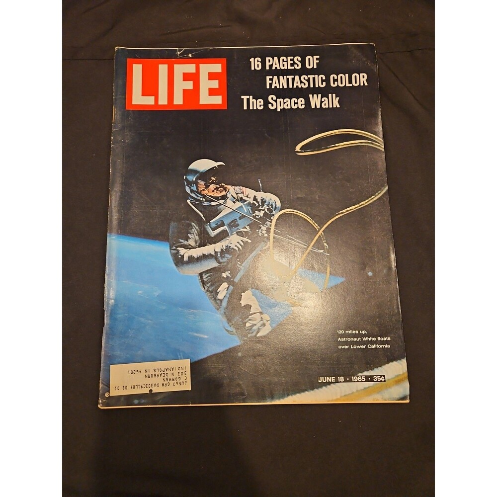 Vintage Life Magazine June 18 1965 Issue The Space Walk